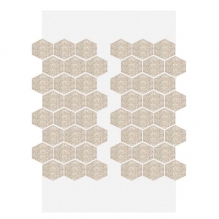 Фасадная система АМК Соты Однотонный цвет 001