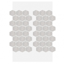 Фасадная система АМК Соты Однотонный цвет 002