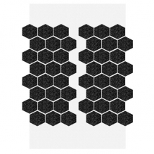 Фасадная система АМК Соты Однотонный цвет 010