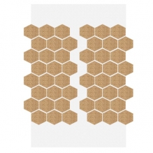 Фасадная система АМК Соты Однотонный цвет 102