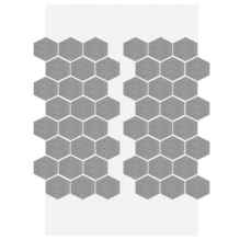 Фасадная система АМК Соты Однотонный цвет 201