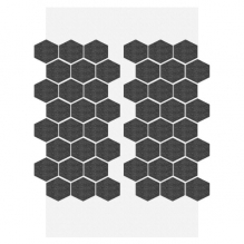 Фасадная система АМК Соты Однотонный цвет 204