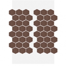 Фасадная система АМК Соты Однотонный цвет 302