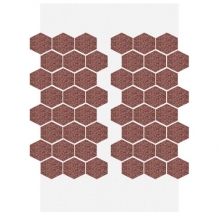 Фасадная система АМК Соты Однотонный цвет 402