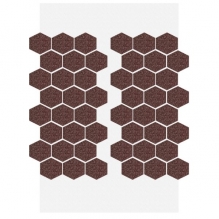 Фасадная система АМК Соты Однотонный цвет 404