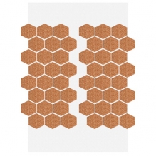 Фасадная система АМК Соты Однотонный цвет 501