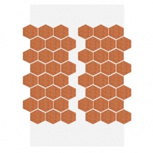 Фасадная система АМК Соты Однотонный цвет 502