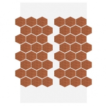 Фасадная система АМК Соты Однотонный цвет 503