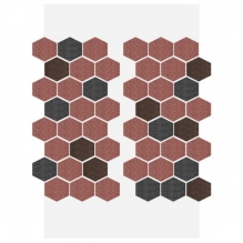 Фасадная система АМК Соты Микс 432