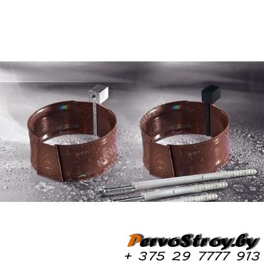 Хомут водосточной трубы, крепящие винты Flamingo - изображение 1