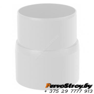 Муфта трубы Эконом Альта-Профиль Белый - изображение 1