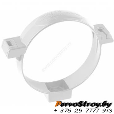 Хомут трубы Эконом Альта-Профиль Белый - изображение 1