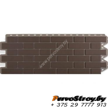 Панель «Кирпич Клинкерный», Коричневый - изображение 1