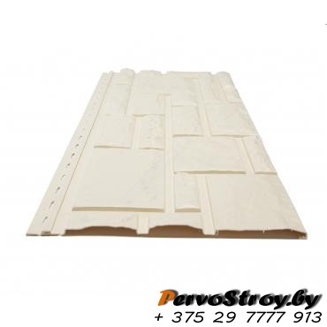  Цокольный сайдинг Доломит, Серия "Rockvin", Слоновая кость - изображение 1