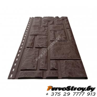  Цокольный сайдинг Доломит, Серия "Rockvin", Корица - изображение 1