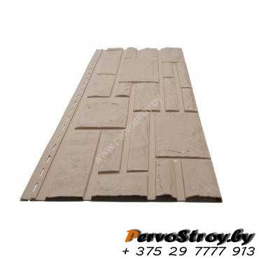  Цокольный сайдинг Доломит, Серия "Rockvin", Орех - изображение 1