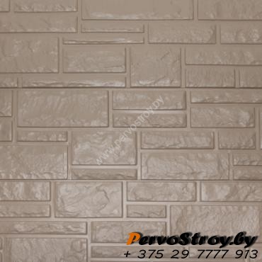  Цокольный сайдинг Доломит, Серия "Rockvin", Орех - изображение 2