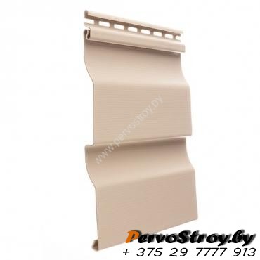 Эконом сайдинг Dacha корабельный брус, Бежевый  - изображение 1