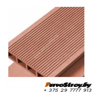 Террасная доска Timber Wood Decking рябина, цвет красный ( 3 метра ) - изображение 1