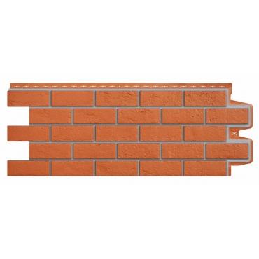 Фасадные панели Grand Line Премиум Коралловый Состаренный кирпич - изображение 1