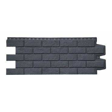 Фасадные панели Grand Line Стандарт Графит Состаренный кирпич - изображение 1