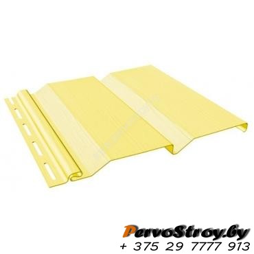 Виниловый сайдинг Fineber (Файнебер) - Standart, Кремовый - изображение 1