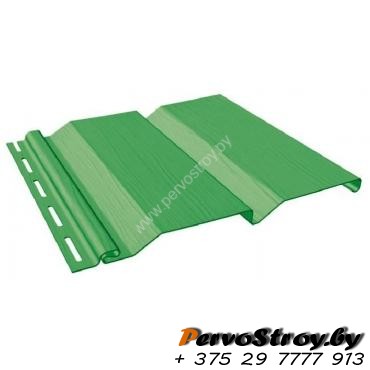 Виниловый сайдинг Fineber (Файнебер) - Standart, Зеленый - изображение 1