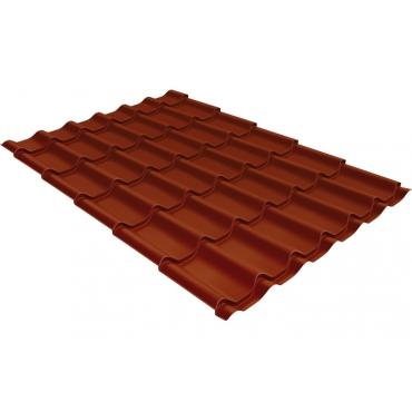 Металлочерепица Grand Line Classic 0,5 Satin Терракота (RAL8004) - изображение 1