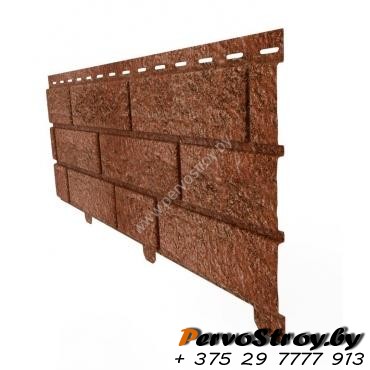 Сайдинг Стоун Хаус Кирпич красный - изображение 2