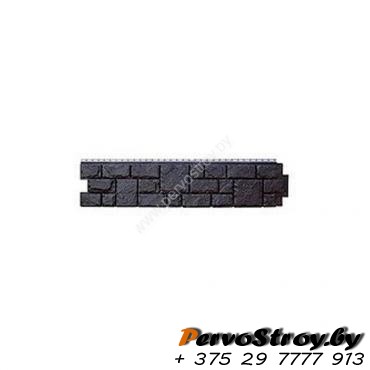 Фасадные панели Яфасад, екатеринский камень цвет Уголь - изображение 1