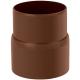 Муфта трубы Эконом Альта-Профиль Коричневая