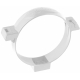Хомут трубы Эконом Альта-Профиль Белый