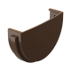 Заглушка желоба водосточный DACHA Docke Коричневый