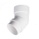 Колено Docke Lux 45° Белый