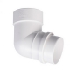 Колено Docke Lux 72° Белый