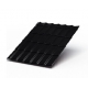 Металлочерепица Монтеррей Черный
